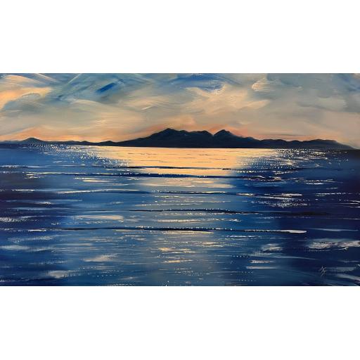 Late Afternoon Glow, Arran.